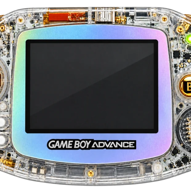 Gameboy Advance Clear Gold IPS