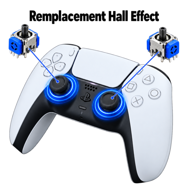 Remplacement joystick drift PS5